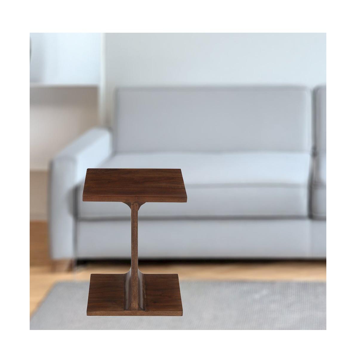Jofran Idiom Solid Wood Modern Accent End I-Table