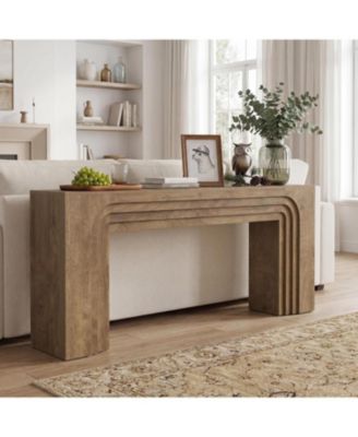 78.7" Console Table, Long Entryway Table, Modern Farmhouse