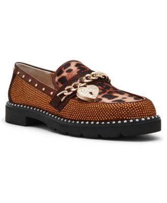 Women's Alfie Embellished Platform Round-Toe Loafers