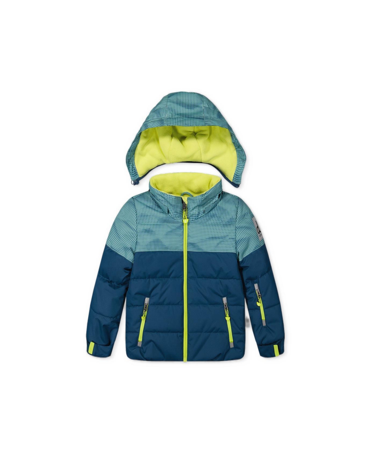 Deux par Boys' 4-20 Play Hooded Adjustable Cordura-Panel Jacket and Pants, 2-Piece Set