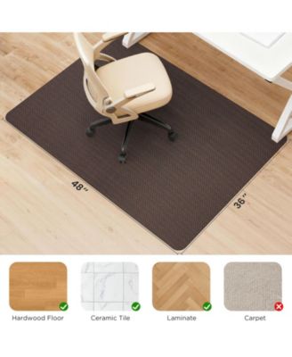 Heavy Duty Office Chair Mat Non Slip Floor Protector For Hardwood Tile