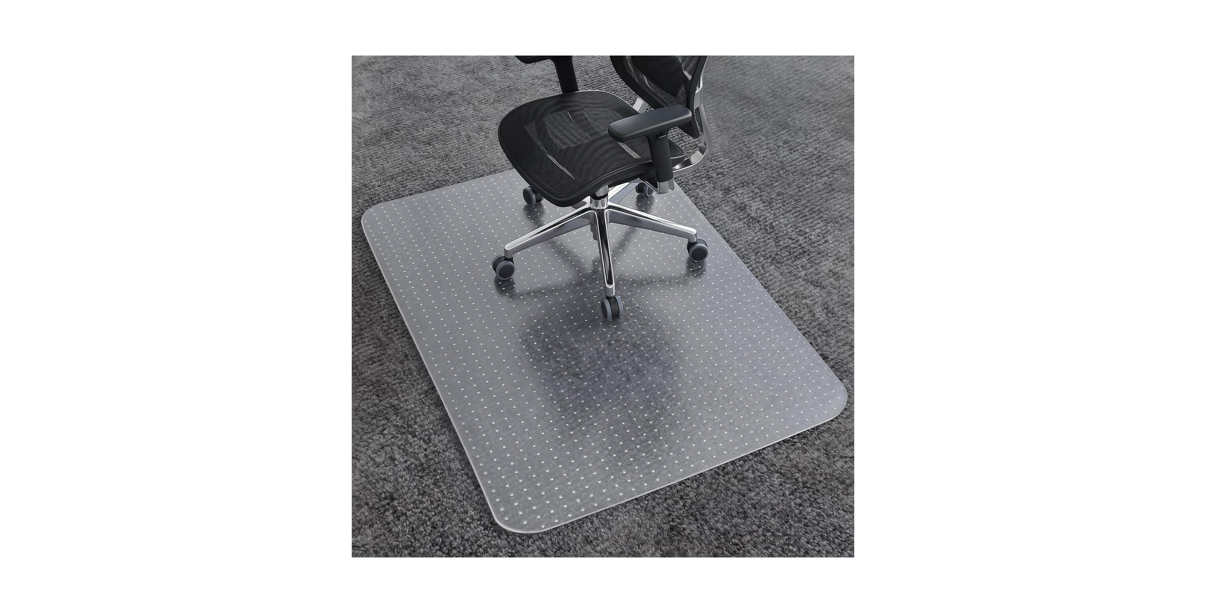 Danrong 3D Design Gaming Office Chair Mat For Low Pile Carpet Smooth Rolling Durable Non Slip