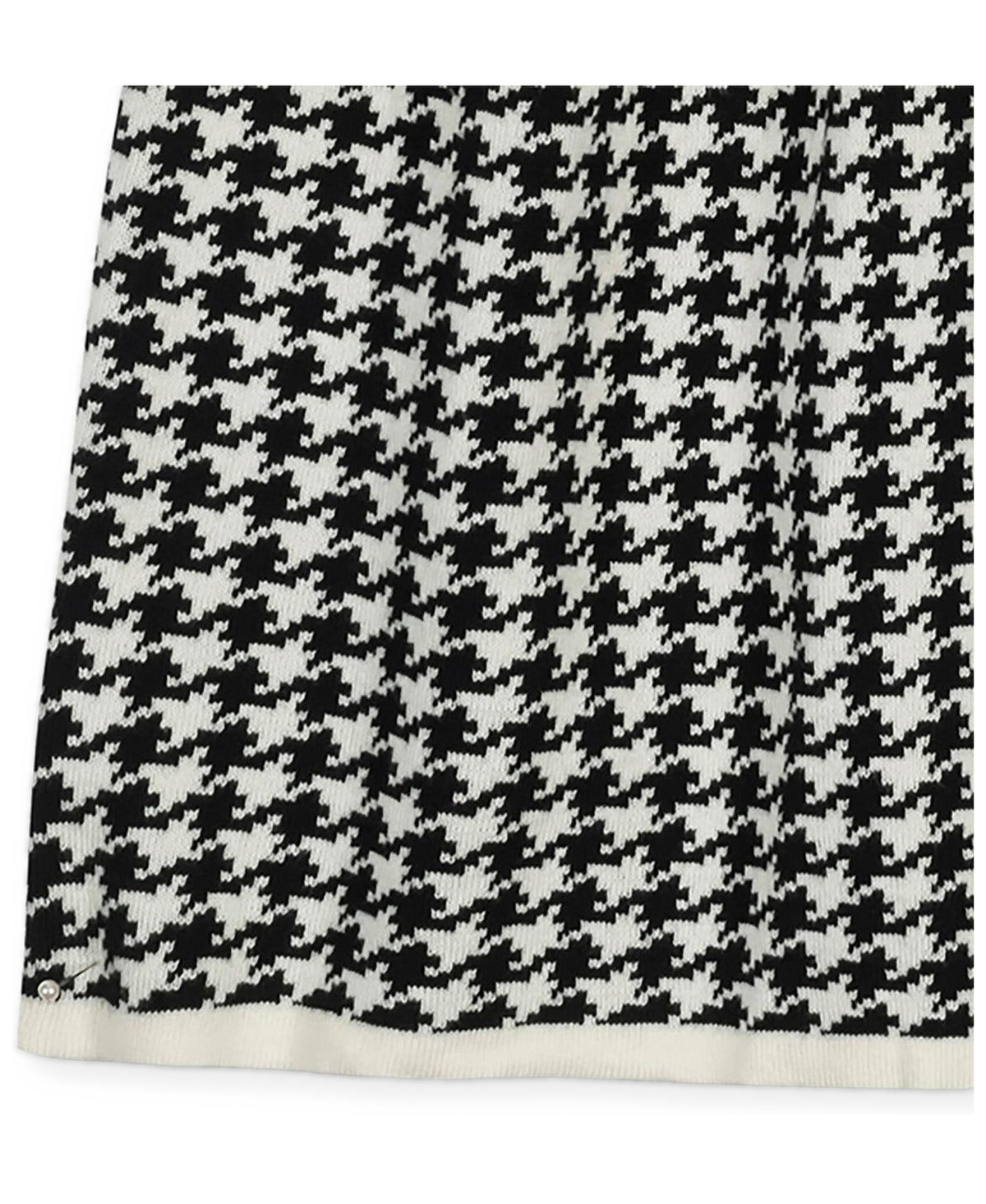 Hope & Henry Little and Big Girls' (6-12) Organic Skater Sweater Dress with Bow
