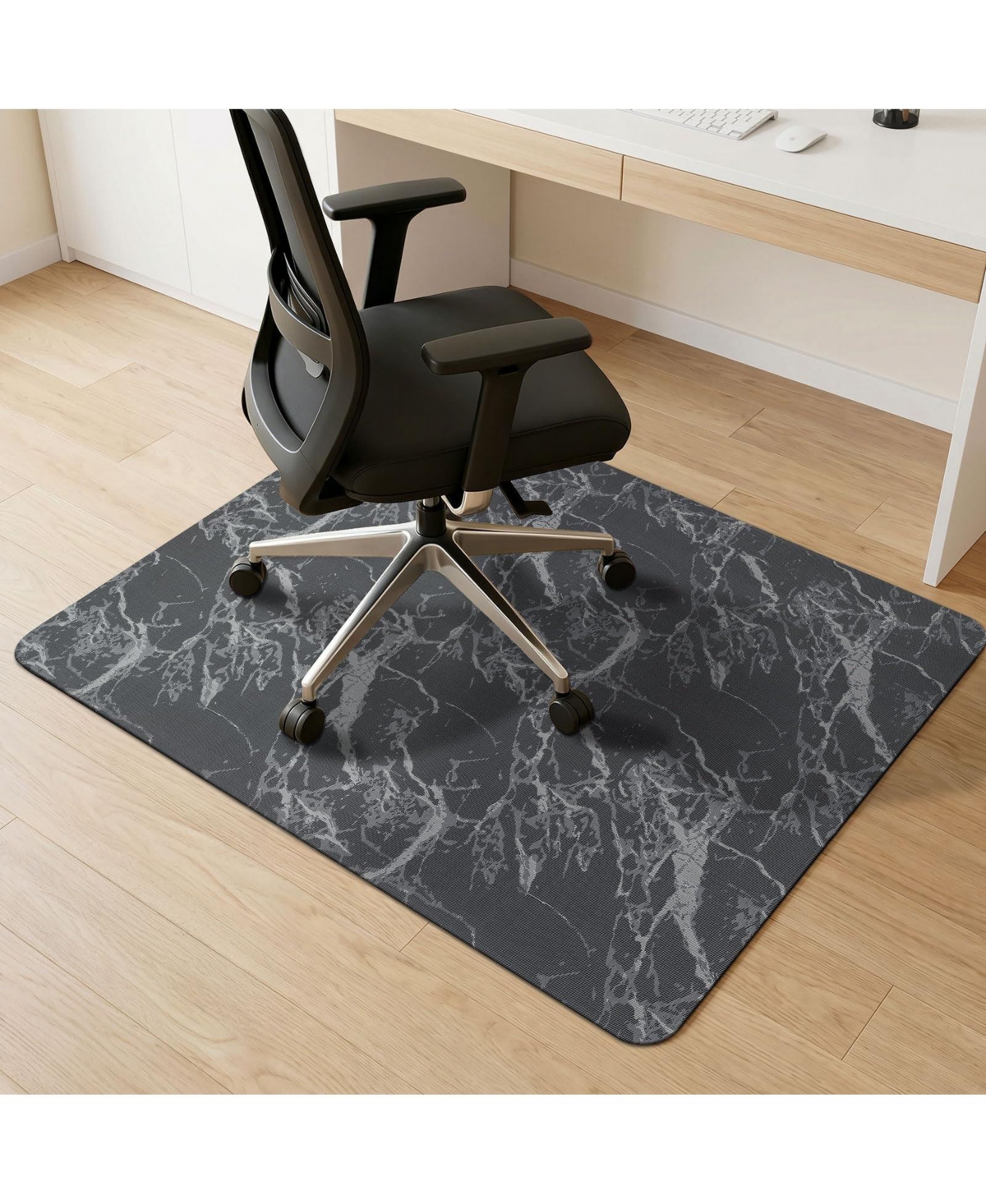 Danrong Pvc Office Chair Mat Hardwood Floor Protector Non Slip Rolling Desk Rug