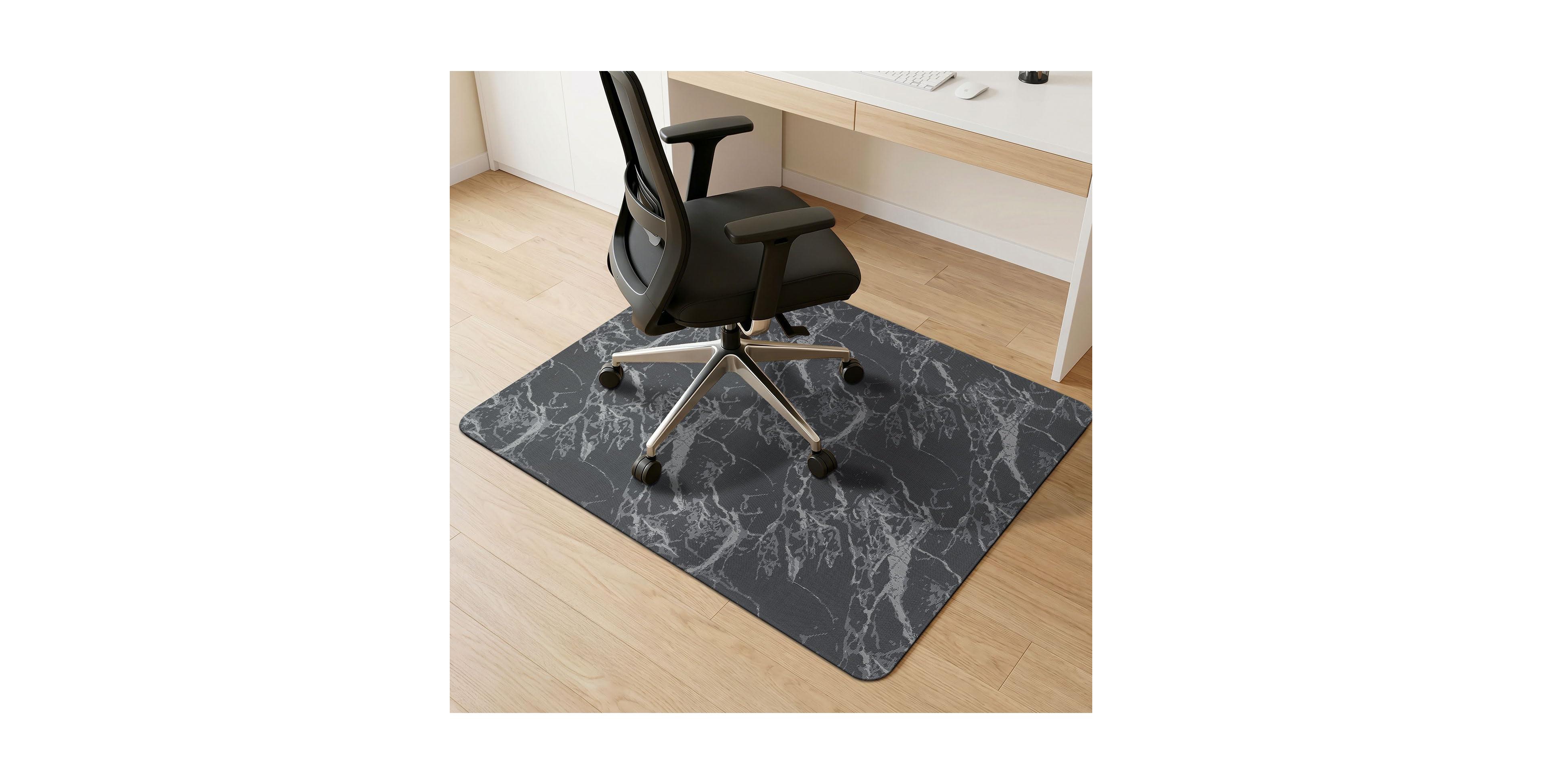 Danrong Pvc Office Chair Mat Hardwood Floor Protector Non Slip Rolling Desk Rug