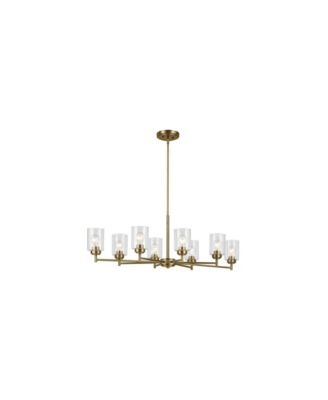 Winslow 44 1/2"W Brass 8-Light Chandelier