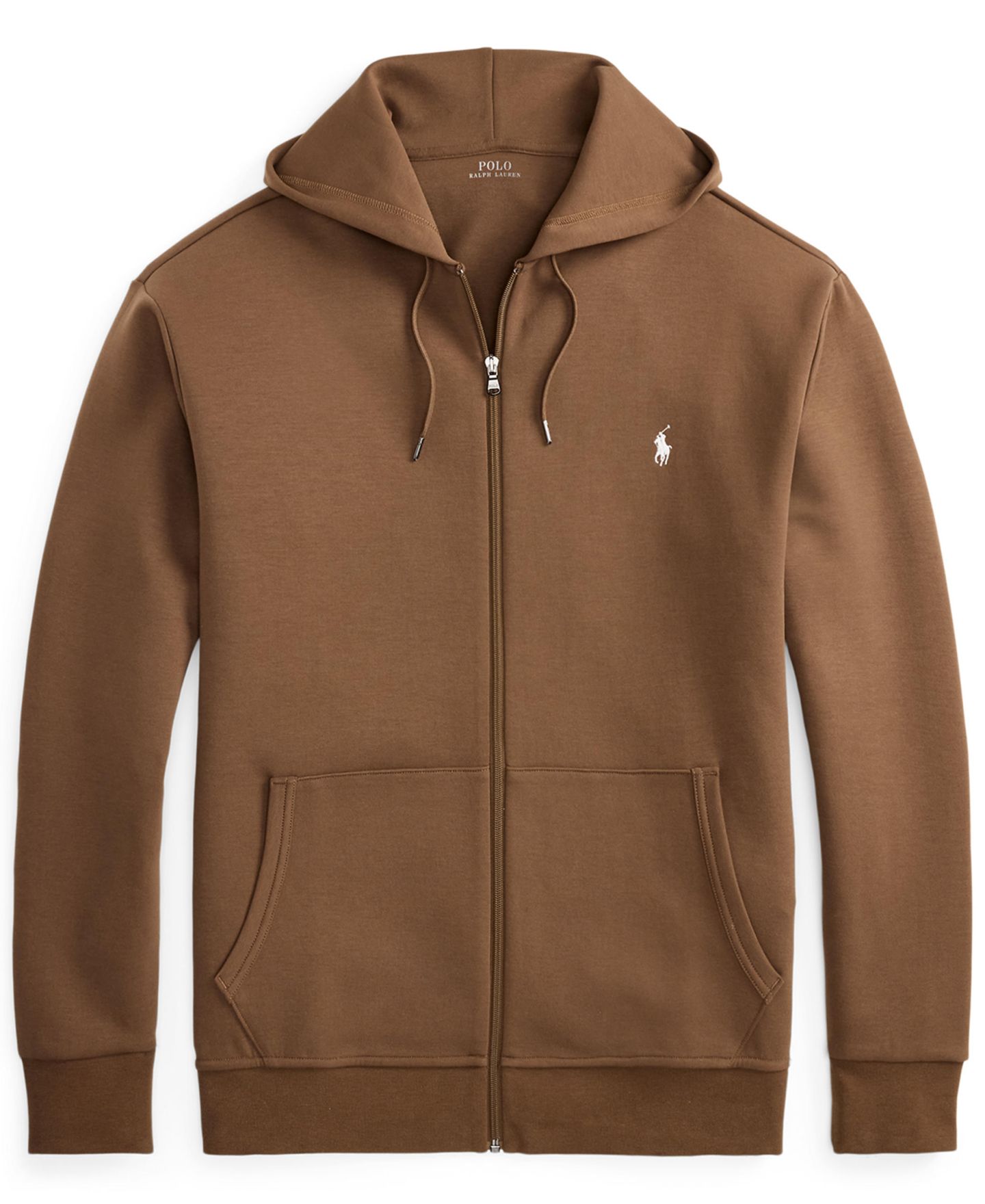 Мужское худи Polo Ralph Lauren Big & Tall Double-Knit Full-Zip, цвет: Лазурный — фото 12