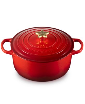Enameled Cast Iron Signature 4.5-Quart Round Oven with Star Knob, Exclusively at Macy's