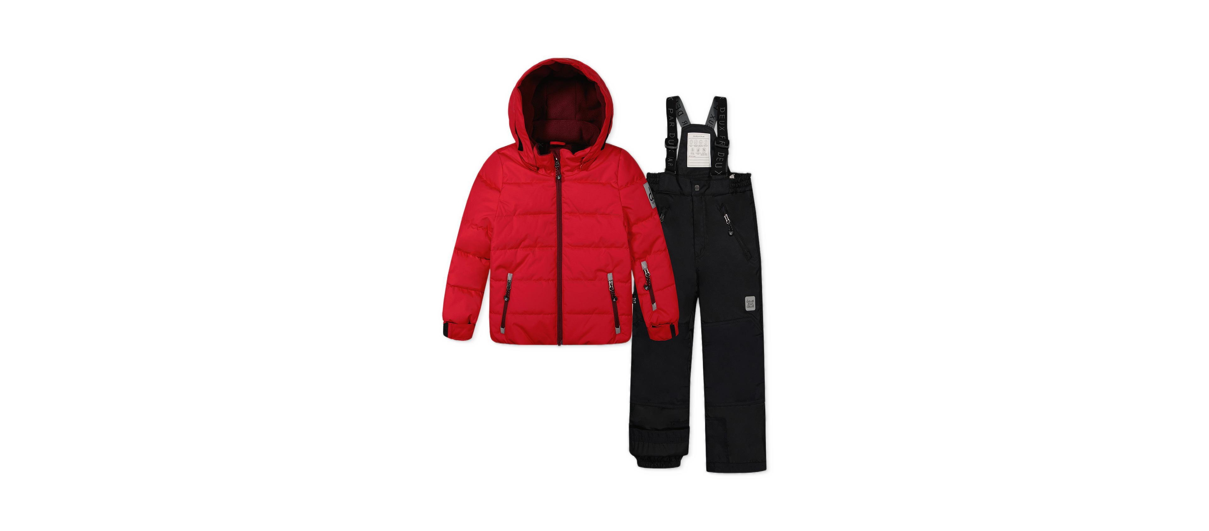 Deux par Toddler Boys' 2T-5T Play Hooded Adjustable Jacket and Pants, 2-Piece Set