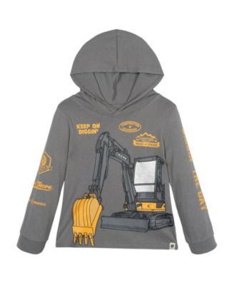 Boys' 4-20 Crossover-Neck Graphic-Print Pullover Hoodie
