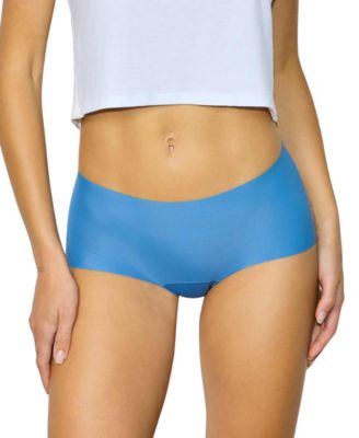 Seamless Cotton-Lined Gusset BreatheSoft Boyshort Panty, 6J1281B
