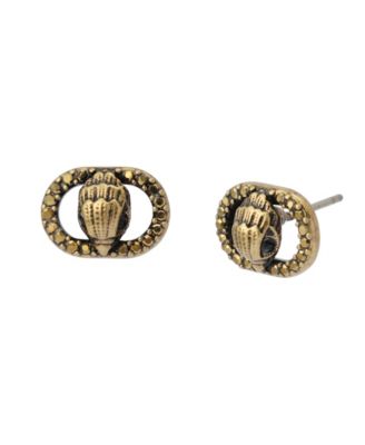 London Faux-Stone Signature Chelsea Eagle Small Stud Earrings