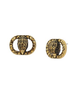 London Faux-Stone Signature Chelsea Eagle Stud Earrings