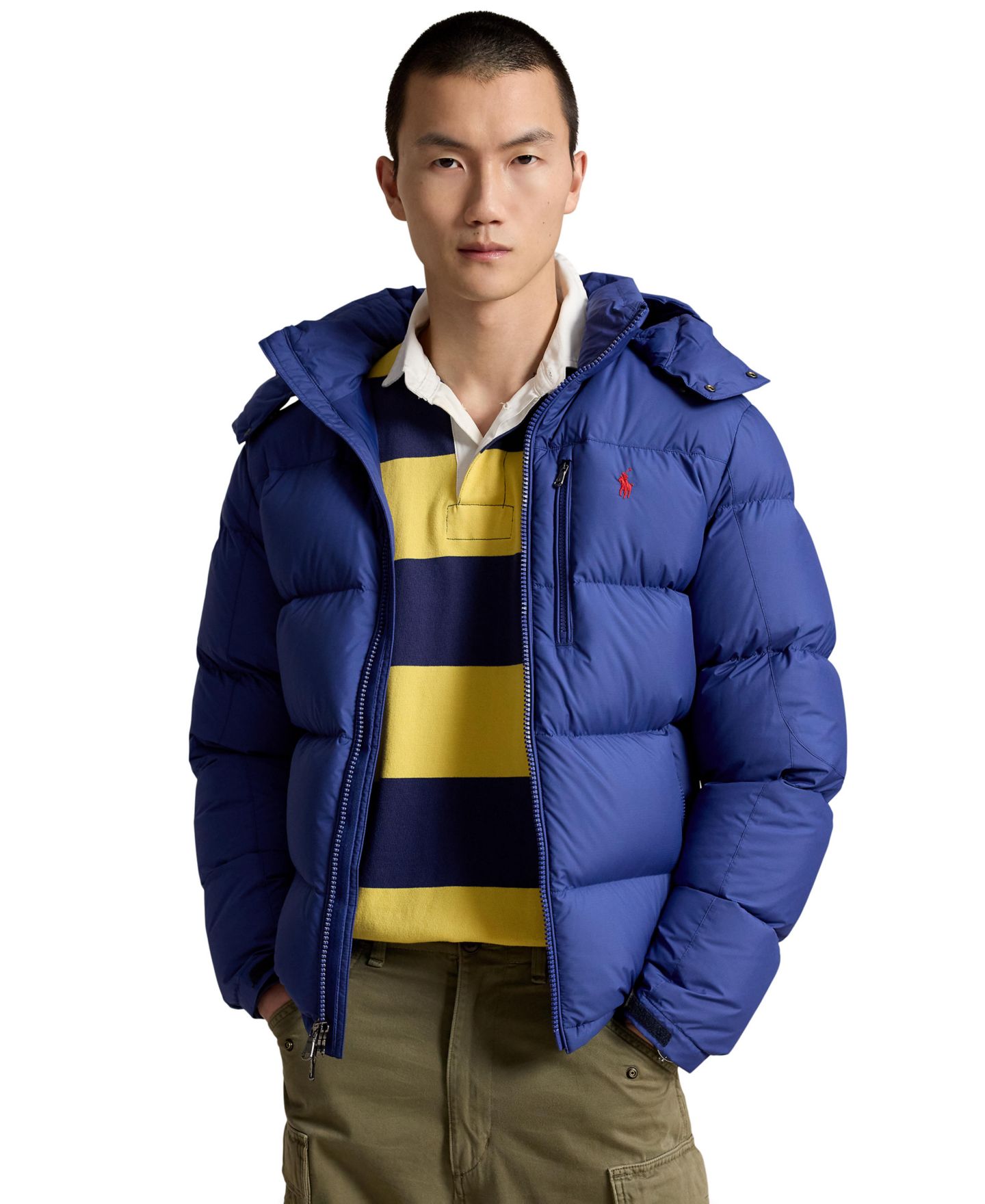 Мужская куртка Polo Ralph Lauren The Gorham Down Jacket, цвет: Синий — фото 1
