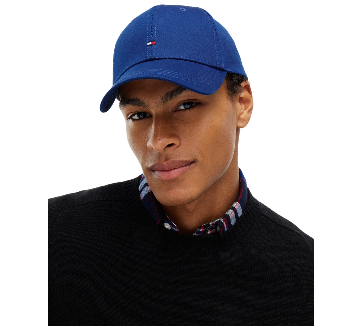 Tommy Hilfiger Men's Embroidered Logo Cap - Anchor Blue
