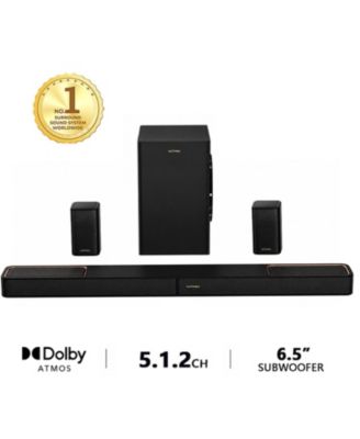 Skywave F40 Boom 5.1.2ch Sound Bar with Dolby Atmos, Surround Sound System for TV with 2 Surround Speakers, 460W