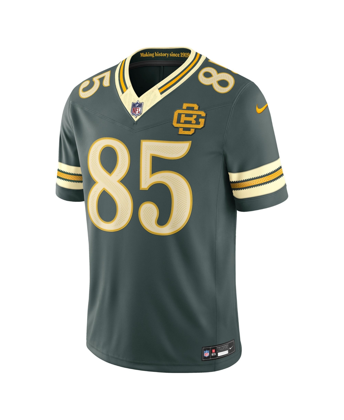 Nike Men's Tucker Kraft Green Bay Packers 2026 Rivalries Collection Vapor F.u.s.e Stitched Limited Jersey