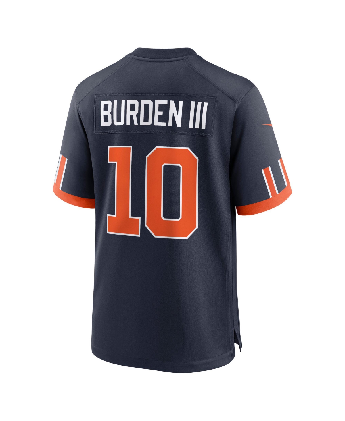 Nike Men's Luther Burden Iii Navy Chicago Bears 2026 Rivalries Collection Game Jersey