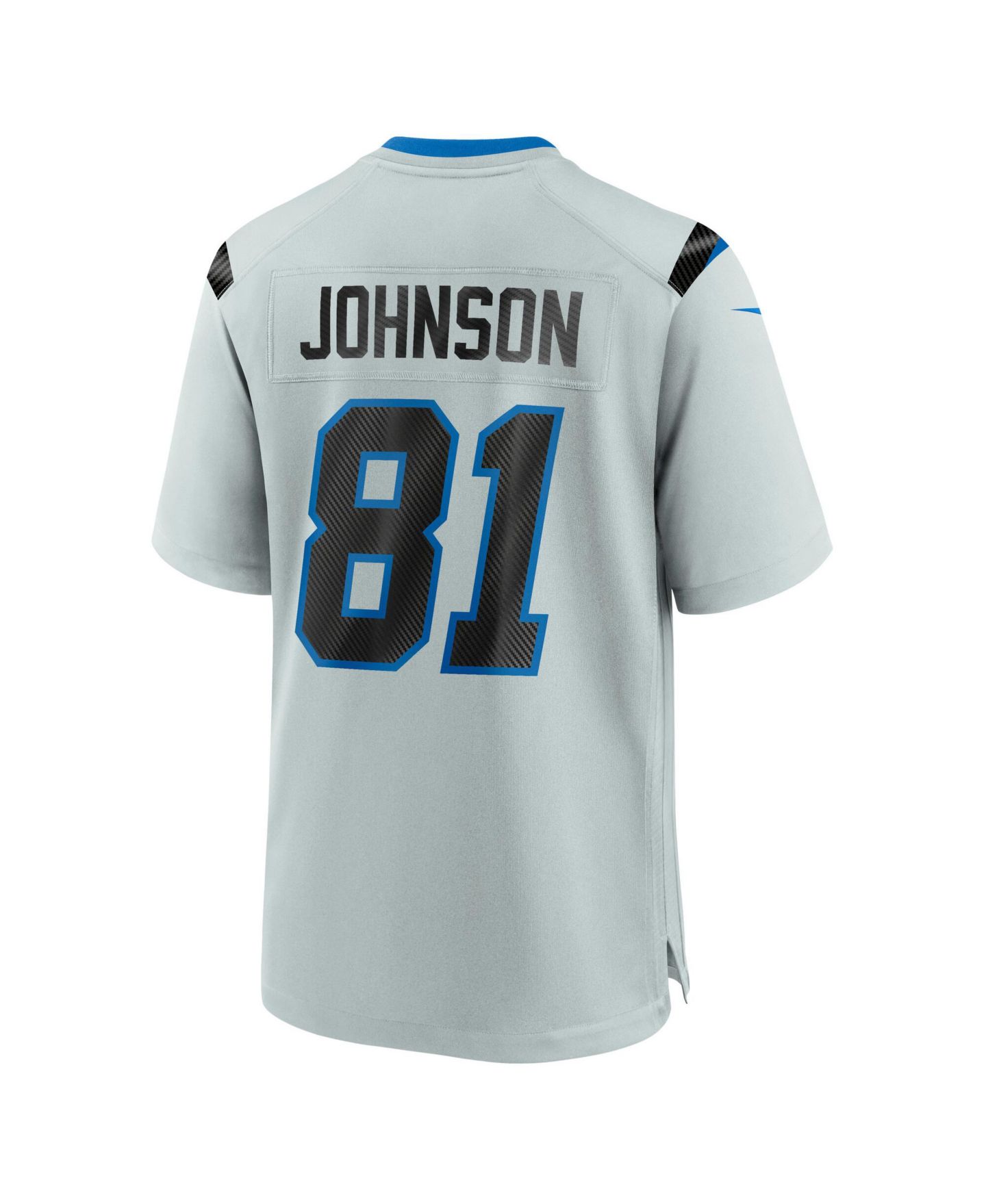 Мужской топ Nike Calvin Johnson Silver Detroit Lions 2026 Rivalries Collection Game Jersey — фото 3