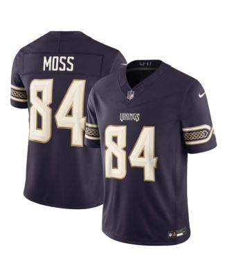 Men's Randy Moss Purple Minnesota Vikings 2026 Rivalries Collection Game Jersey