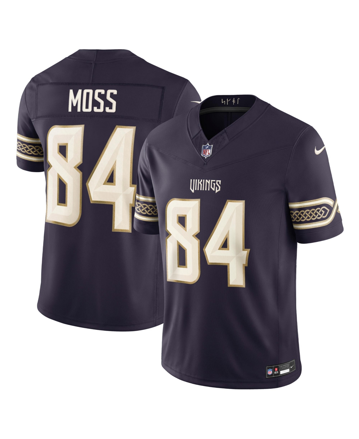 Nike Men's Randy Moss Purple Minnesota Vikings 2026 Rivalries Collection Game Jersey