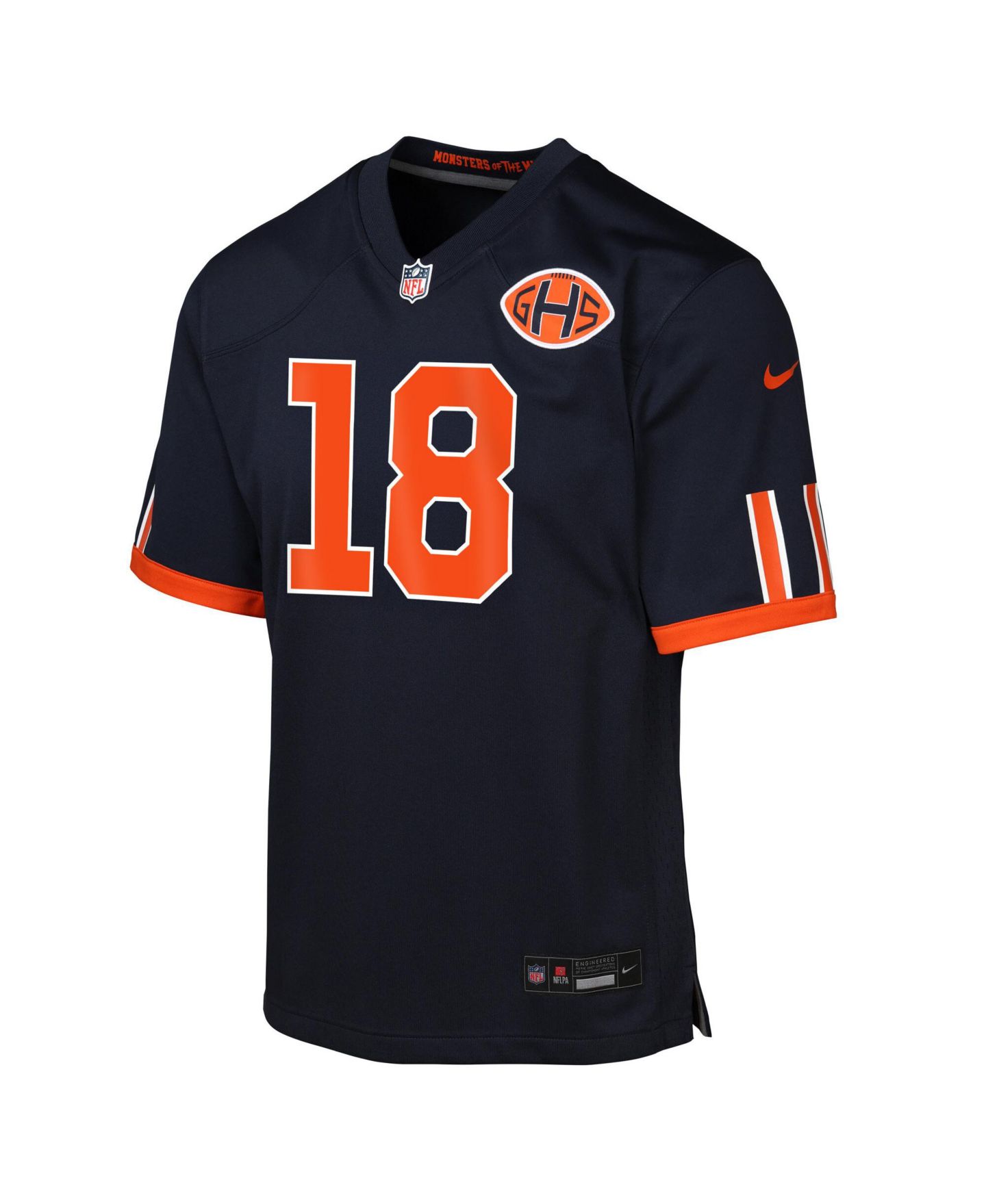 Детская игровая джерси Nike Caleb Williams Chicago Bears 2026 Rivalries Collection, Navy — фото 2