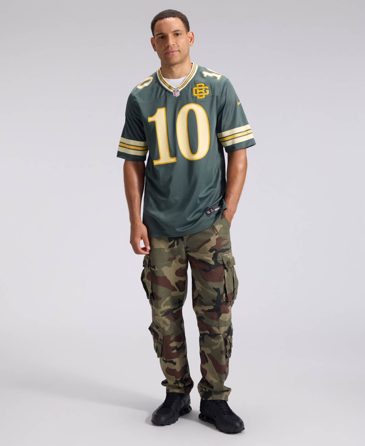 Nike Men's Jordan Love Green Bay Packers 2026 Rivalries Collection Game Jersey