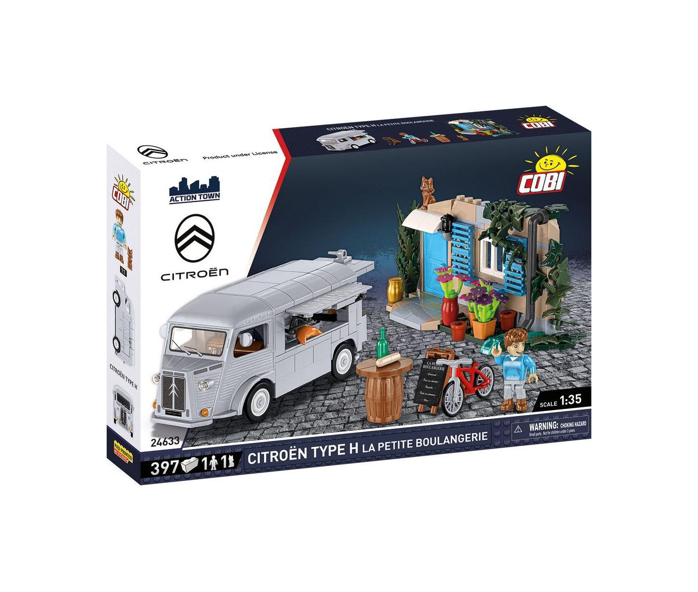 Детский конструктор COBI Action Town Citroën Type H (1947-1981) 397-Piece Building Set, Ages 7+ — фото 1