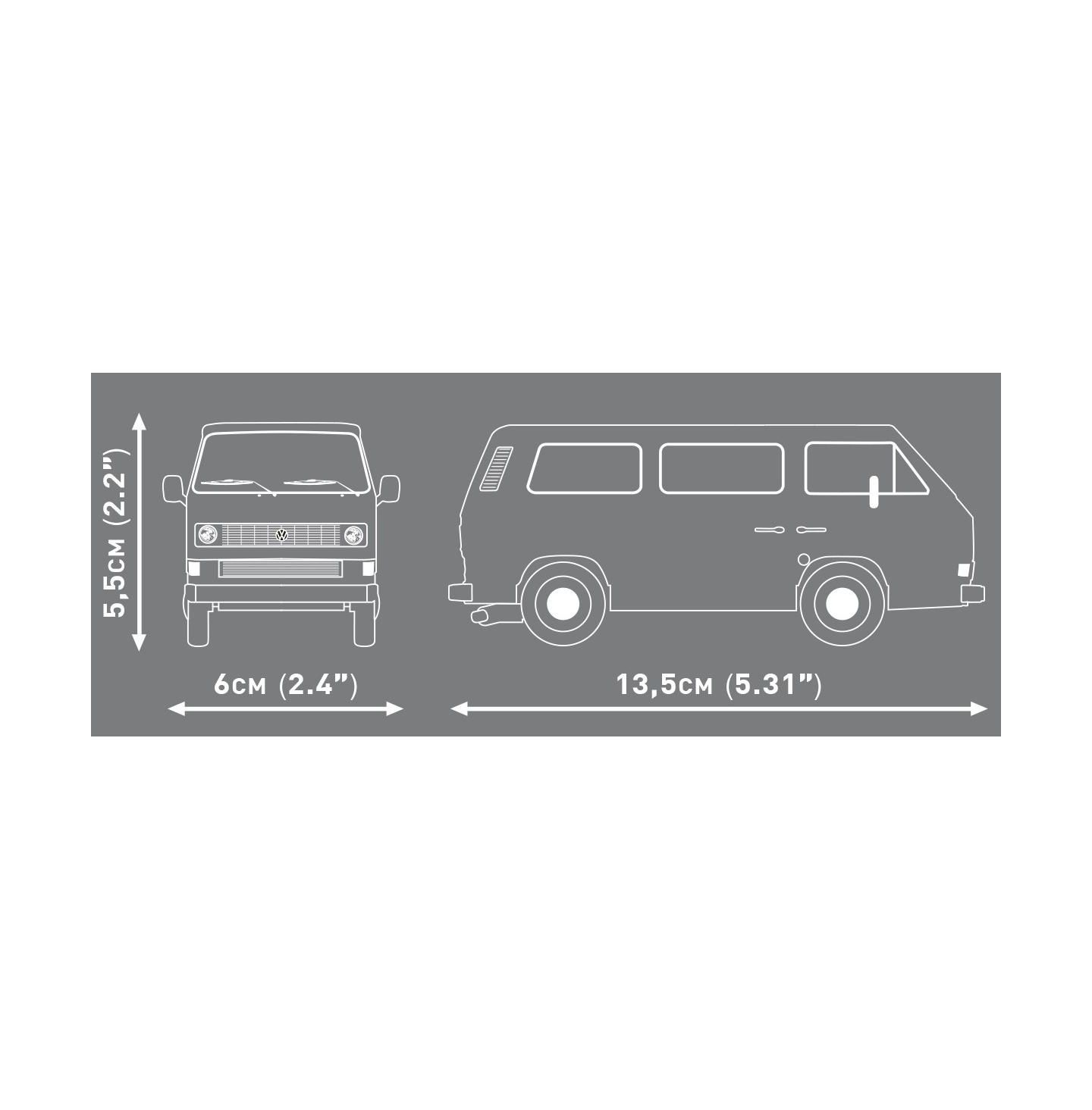 Детский конструктор COBI Volkswagen Transporter III (T3) 1979 123-Piece Building Set, Ages 7+ — фото 4
