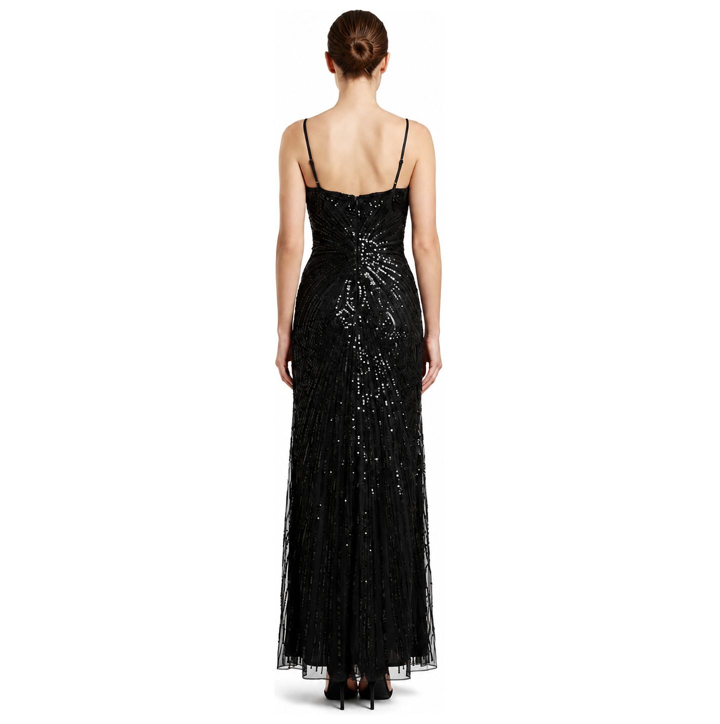 Женские платья Lara Plus Size Strapless Beaded Gown, цвет: Чёрный — фото 2