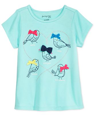 First Impressions Graphic-Print T-Shirt, Baby Girls (0-24 months ...