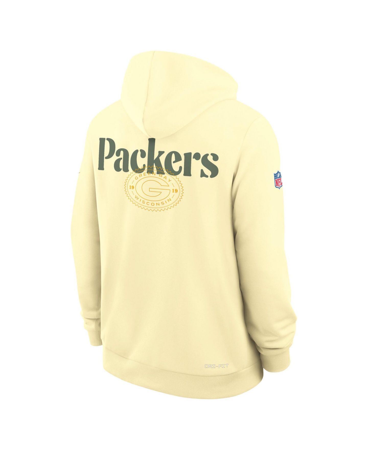 Мужское худи Nike Green Bay Packers 2026 Rivalries Collection Sideline, Yellow — фото 3