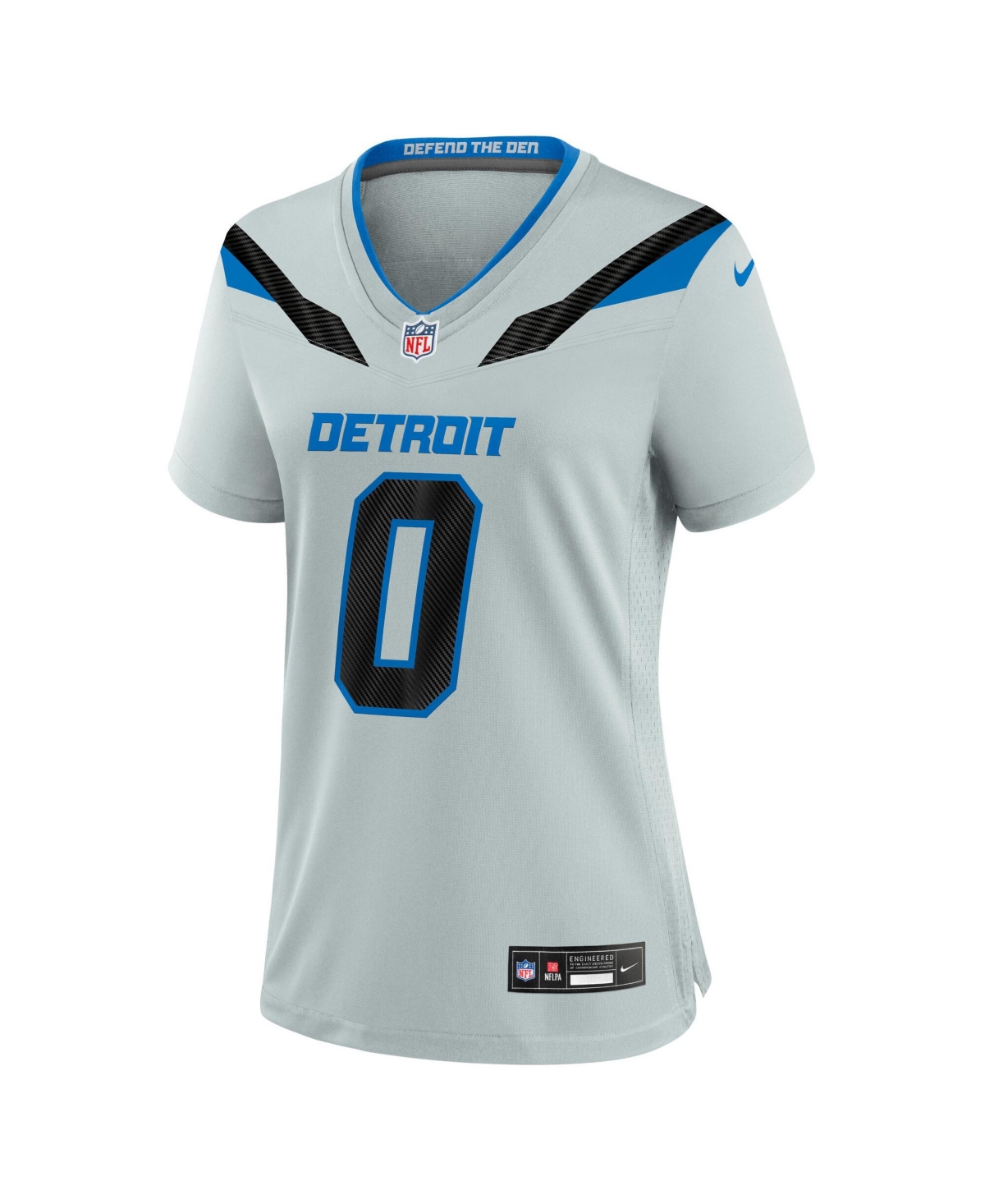 Nike Women's Jahmyr Gibbs Silver Detroit Lions 2026 Rivalries Collection Game Jersey