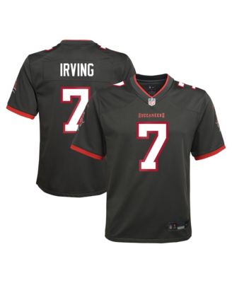 Big Boys and Girls Bucky Irving Pewter Tampa Bay Buccaneers Alternate Game Jersey