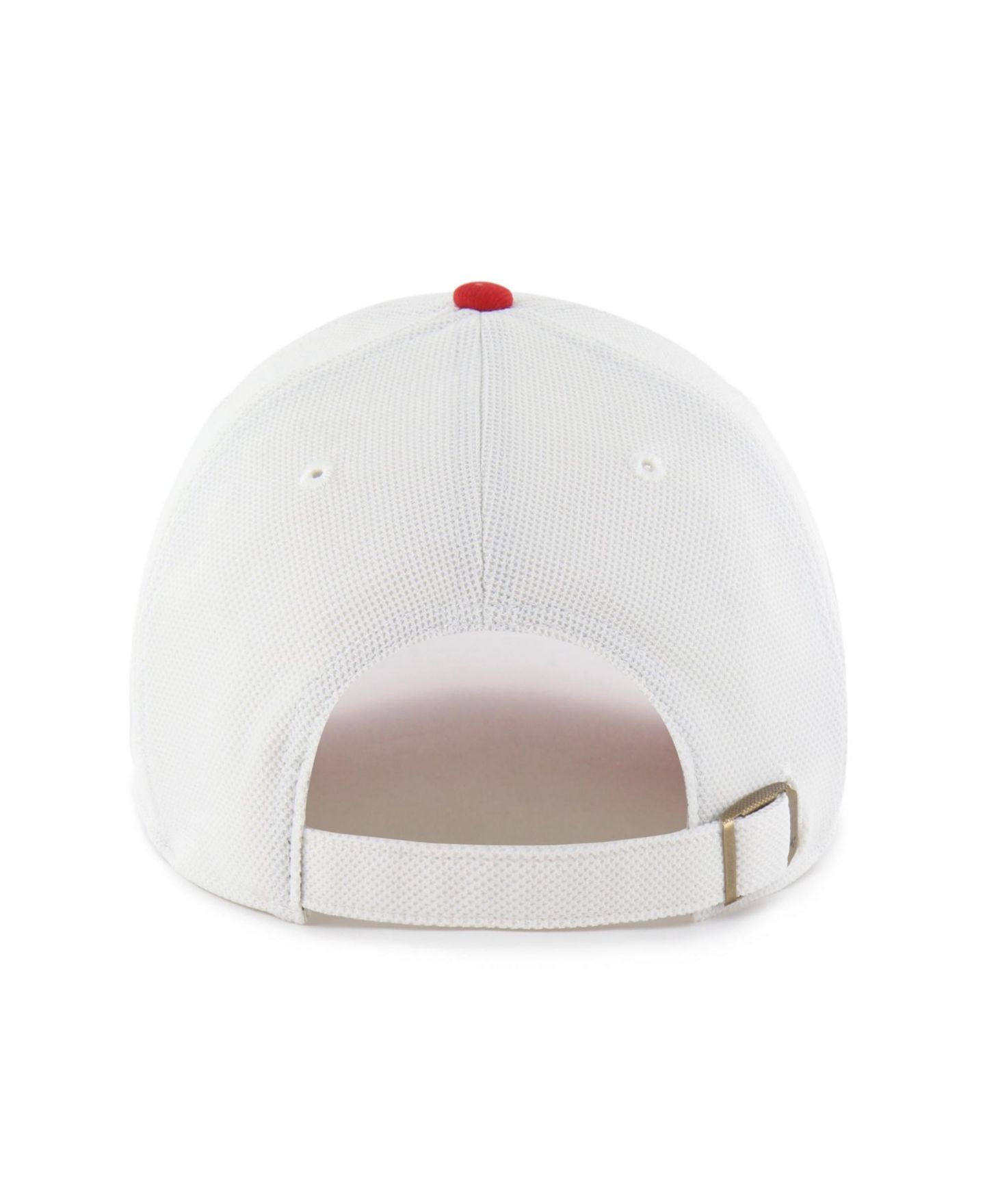 Кепка '47 Brand White/Red Maryland Terrapins Pique Patch Clean Up Adjustable Hat — фото 2