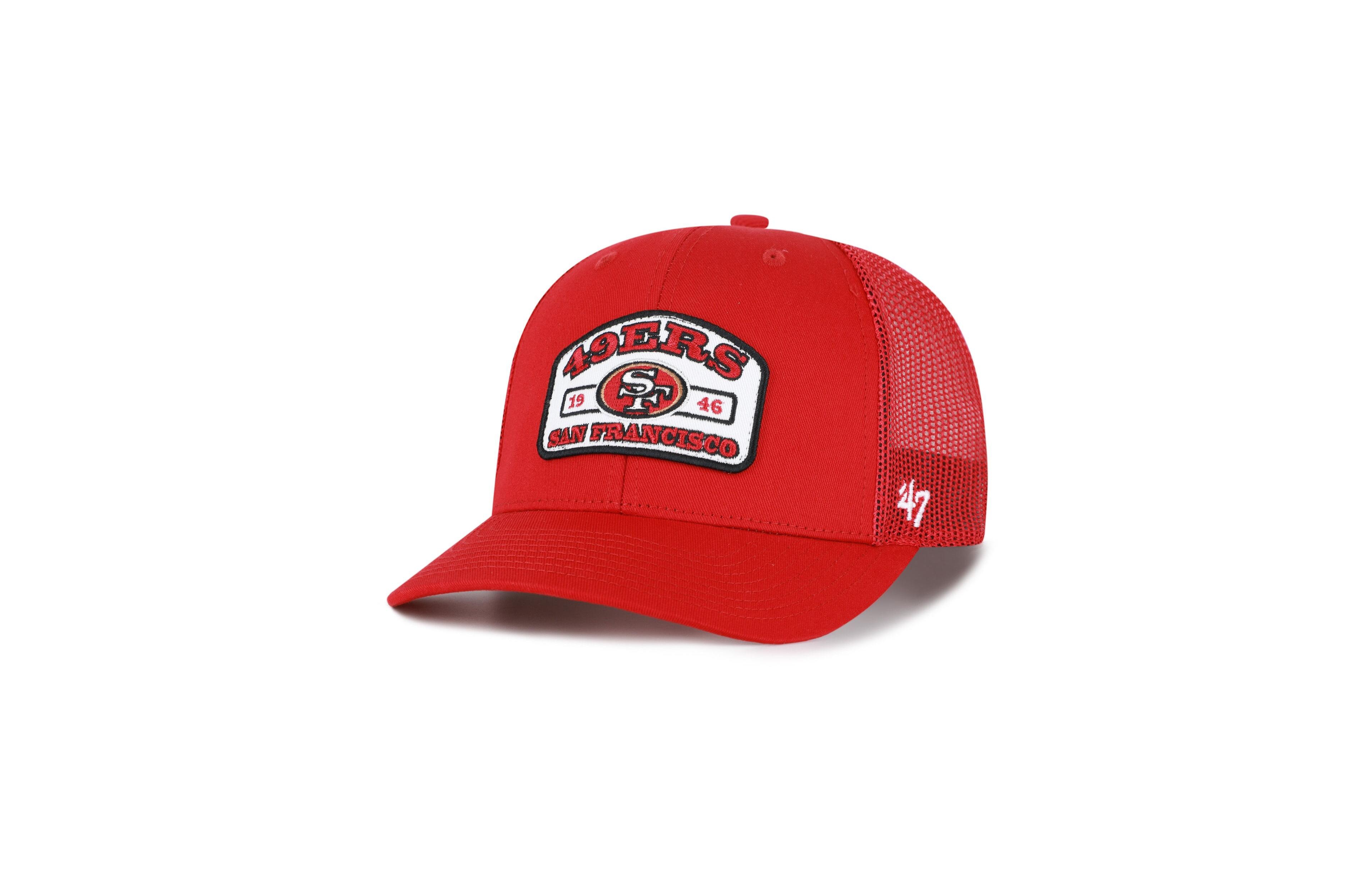 '47 Brand Men's Scarlet San Francisco 49ers Roadway Adjustable Trucker Hat