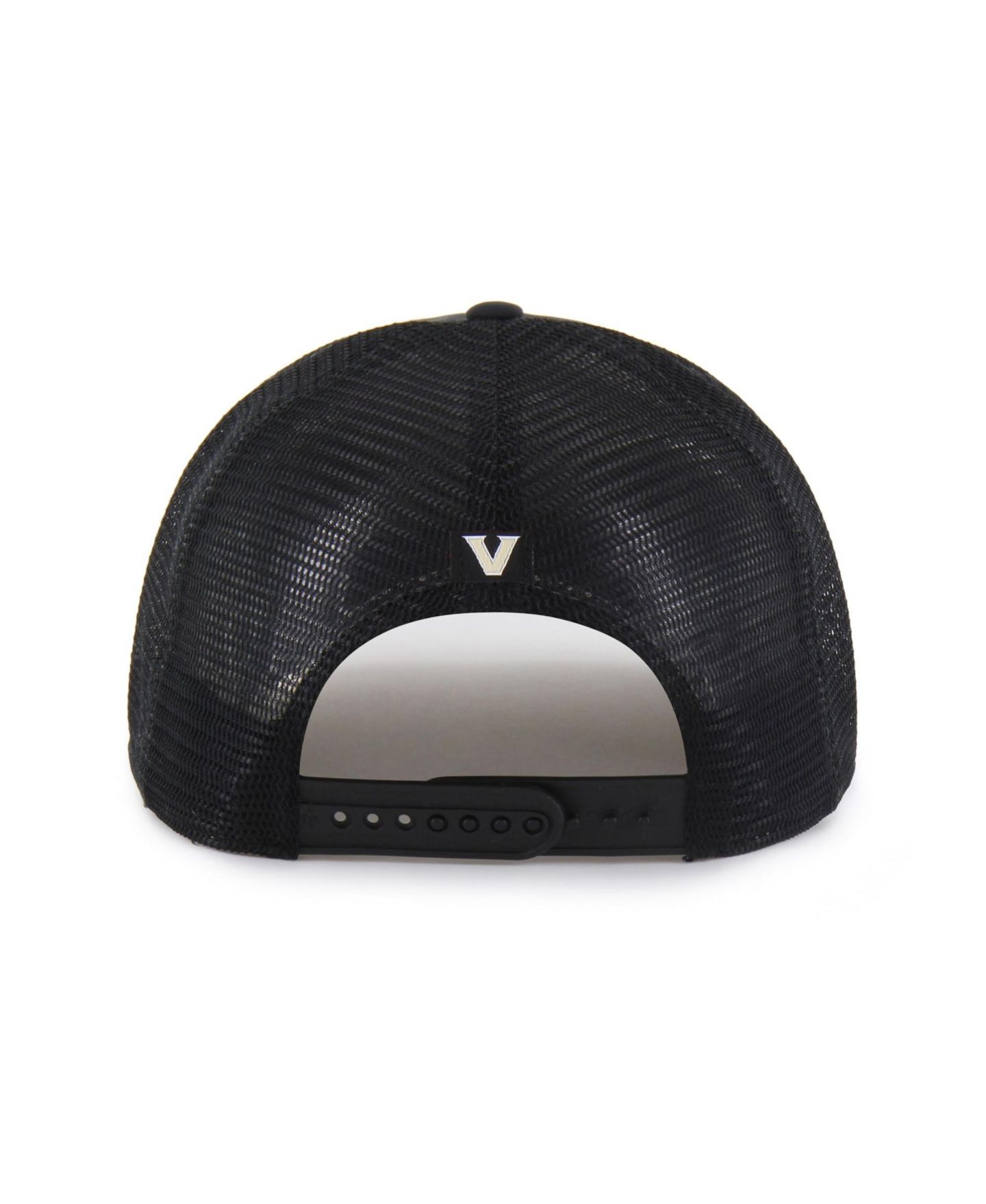 Кепка '47 Brand Black Vanderbilt Commodores brrr° Condor Mesh Hitch Adjustable Hat — фото 2