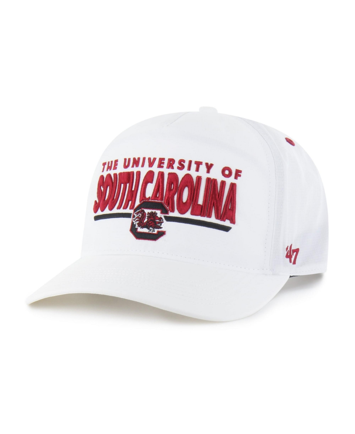 '47 Brand Men's and Women's White South Carolina Gamecocks brrr° Expressway Hitch Adjustable Hat