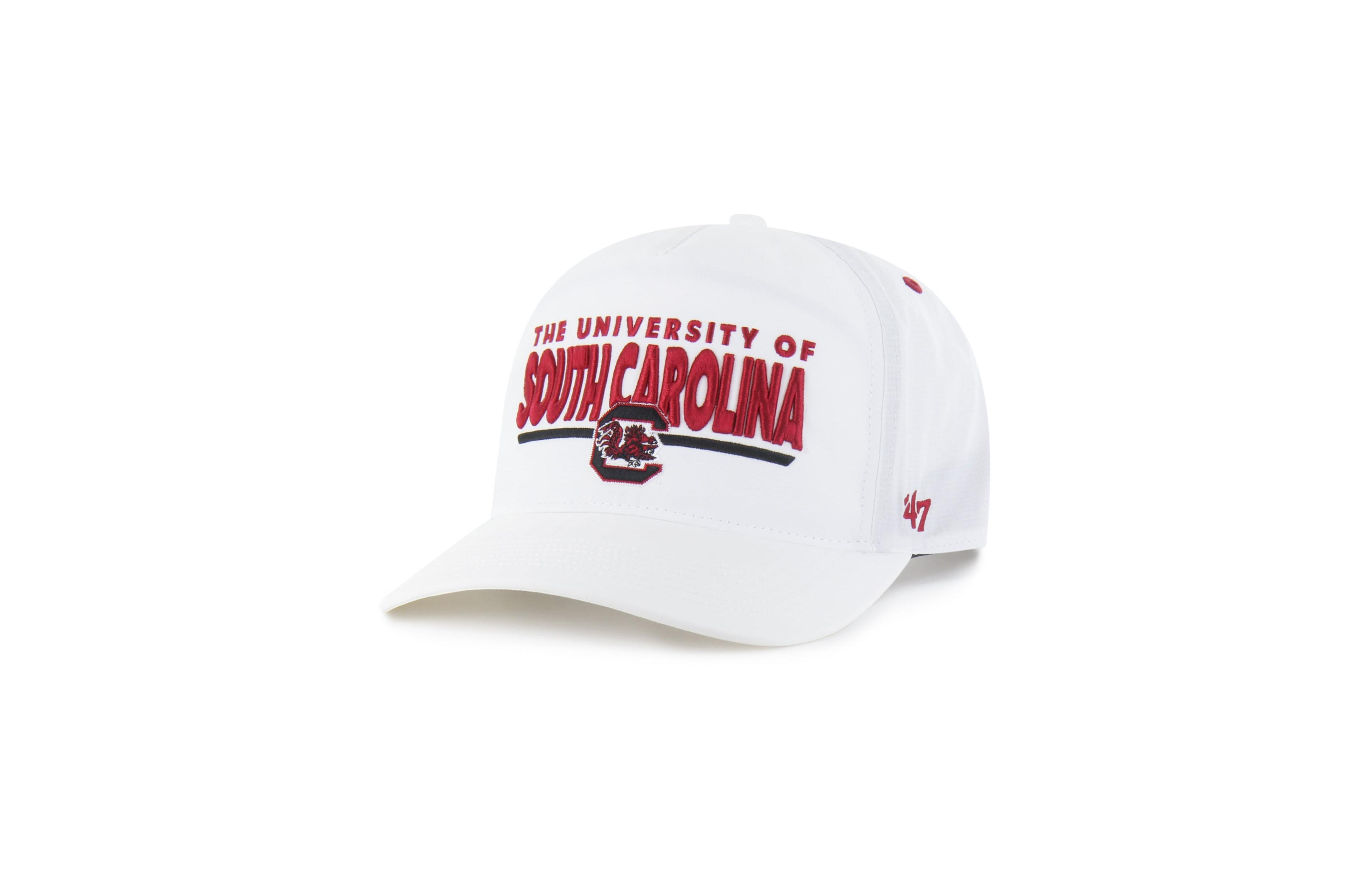 '47 Brand Men's and Women's White South Carolina Gamecocks brrr° Expressway Hitch Adjustable Hat