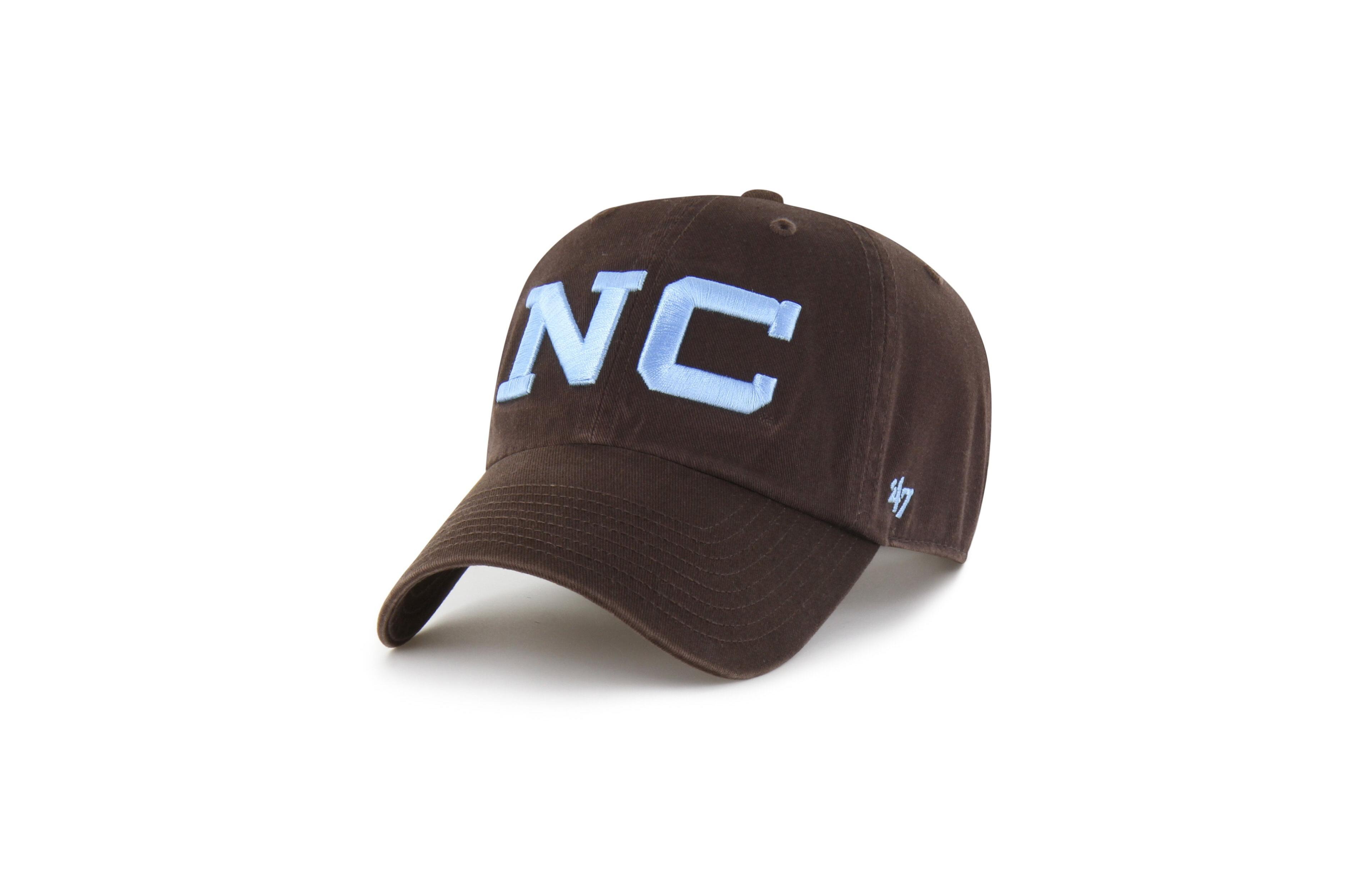 '47 Brand Men's Brown North Carolina Tar Heels Vault Clean Up Adjustable Hat