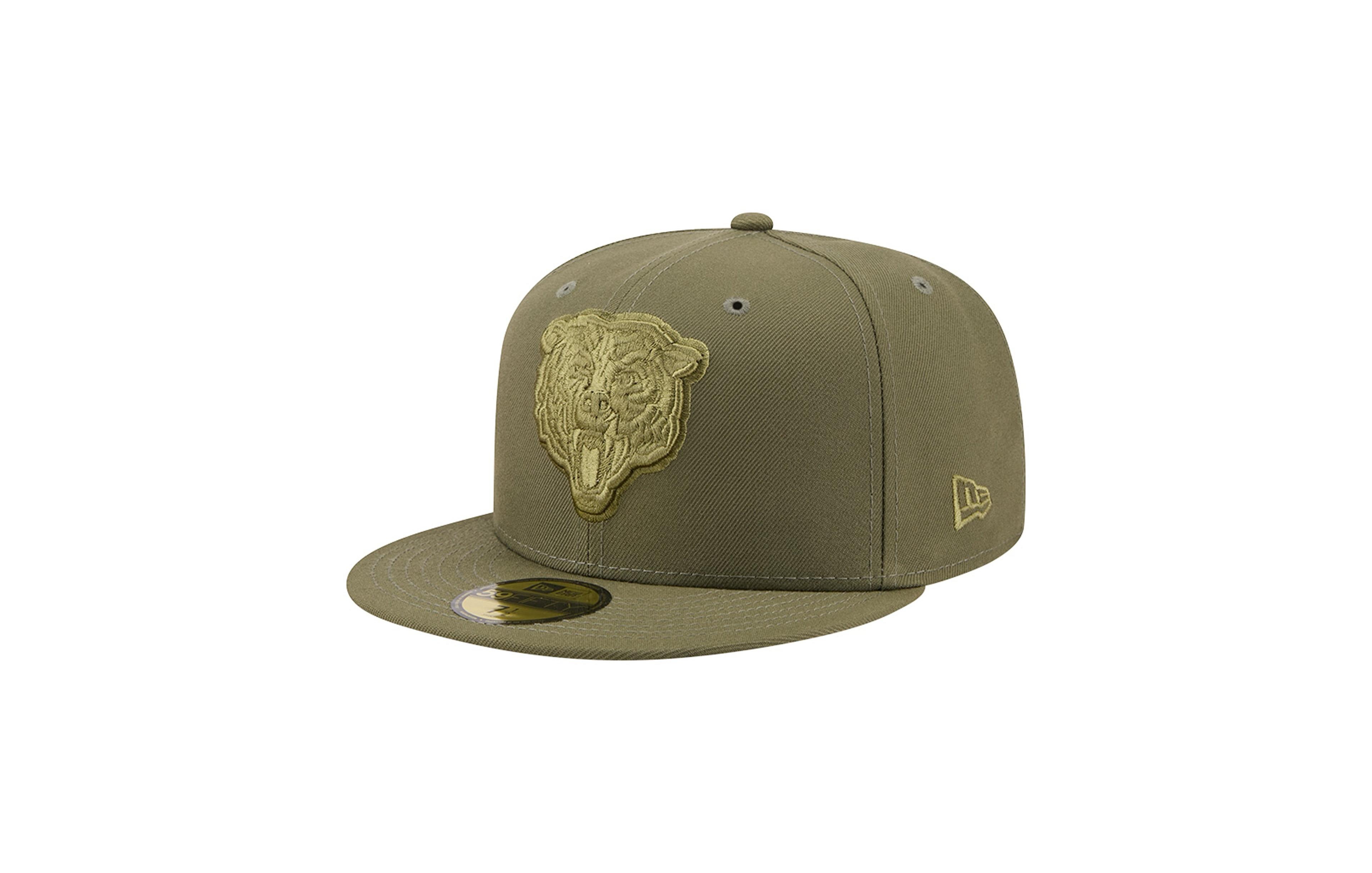 New Era Men's Olive Chicago Bears Color Pack 59FIFTY Fitted Hat