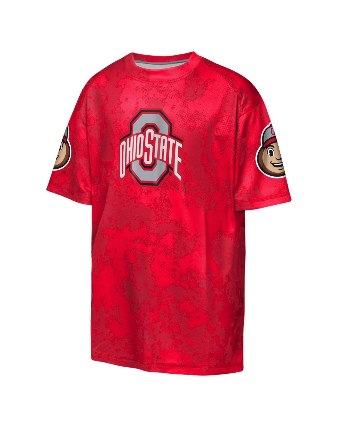 Детская футболка Outerstuff Scarlet Ohio State Buckeyes Off-Side Sublimated — фото 3