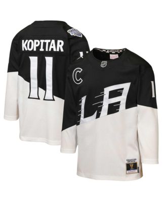 Big Boys and Girls Anze Kopitar Black/White Los Angeles Kings 2020 Stadium Series Power Play Jersey