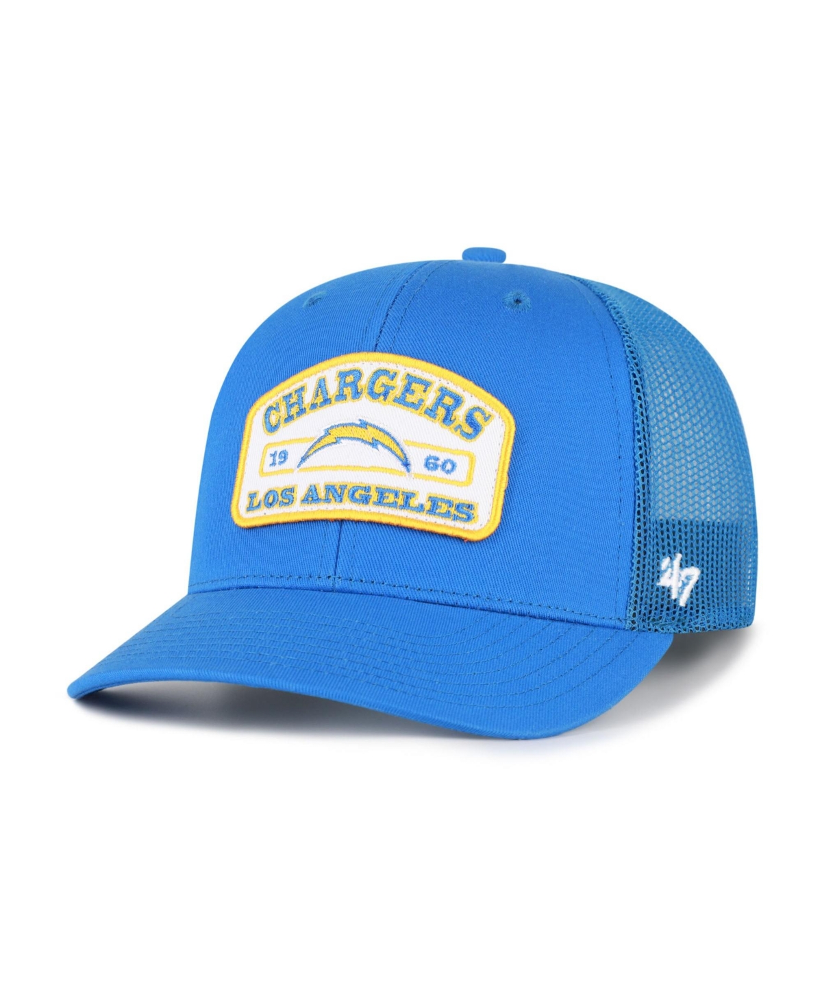 '47 Brand Men's Blue Los Angeles Chargers Roadway Adjustable Trucker Hat - Blue