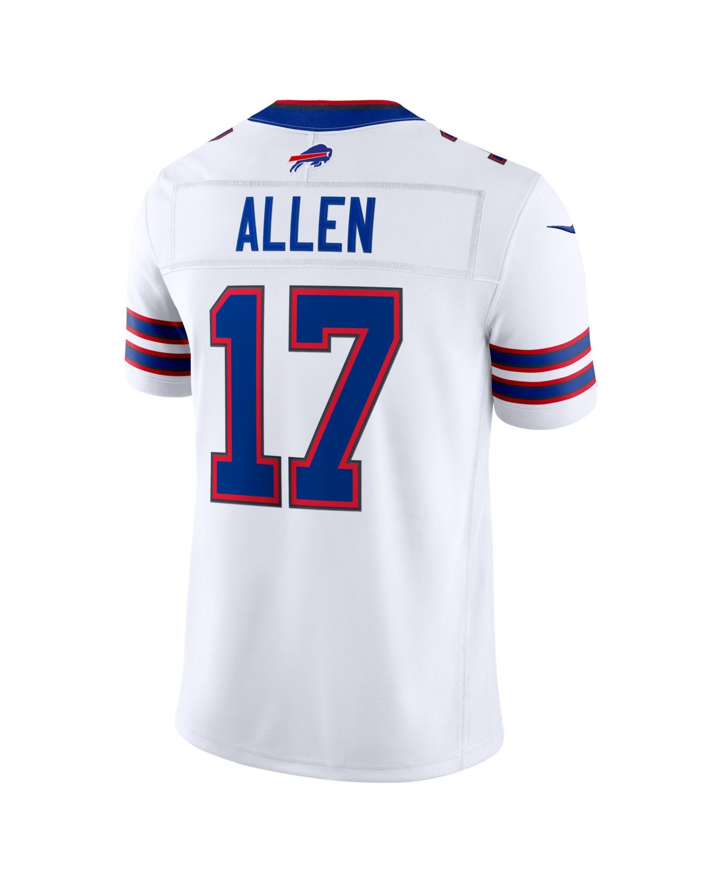 Мужской топ Nike Josh Allen White Buffalo Bills Vapor F.U.S.E. Stitched Limited Jersey — фото 3