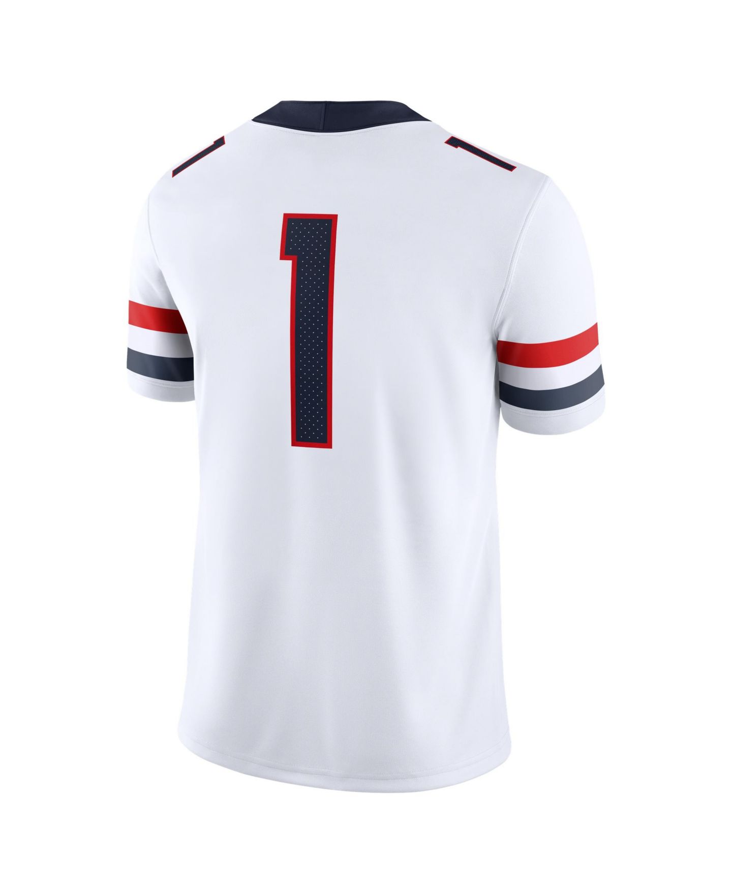 Мужской топ Nike #1 Navy Arizona Wildcats Home Game Football Jersey — фото 3