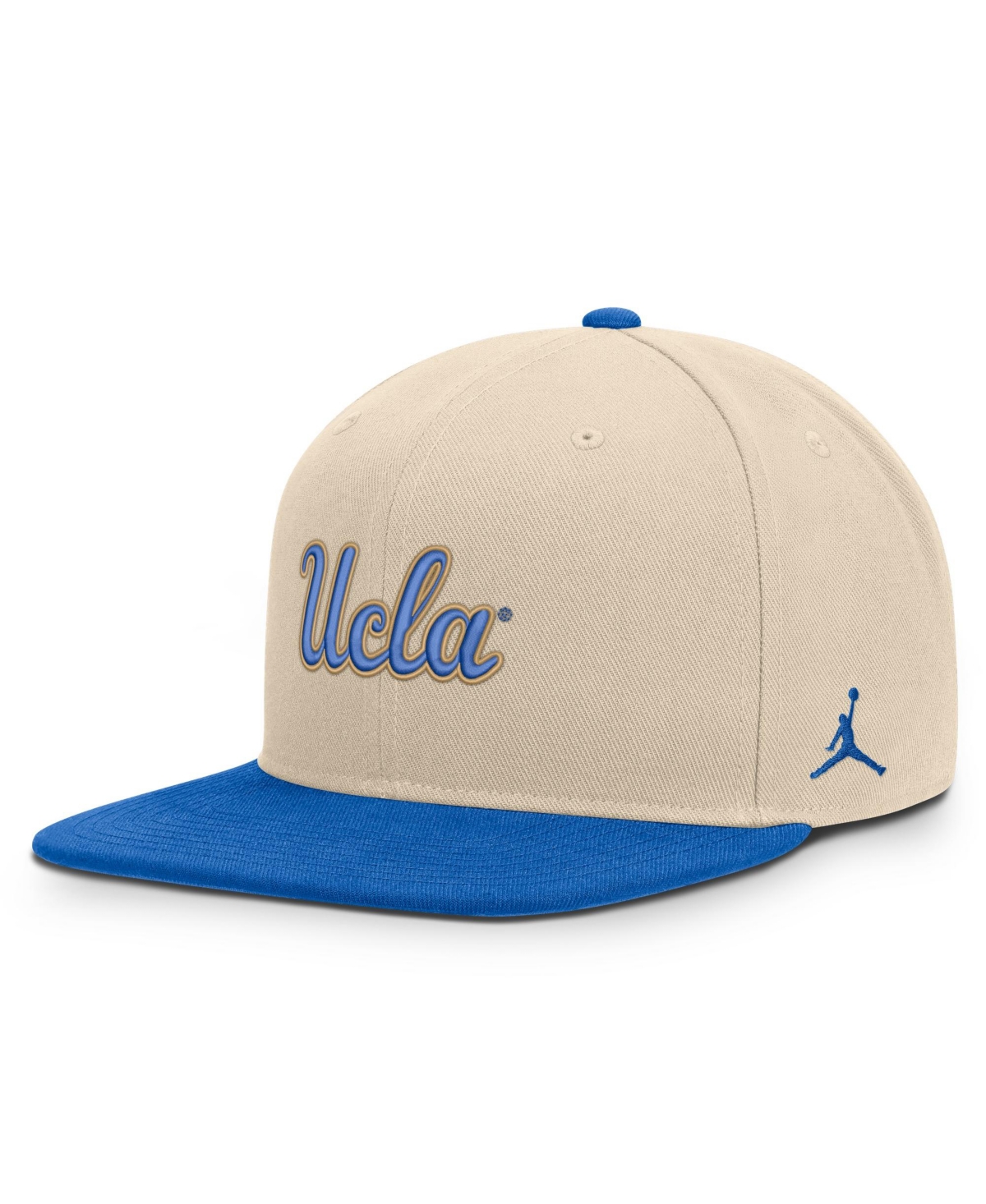 Jordan Men's and Women's Natural/Blue Ucla Bruins Campus Prep Snapback Hat