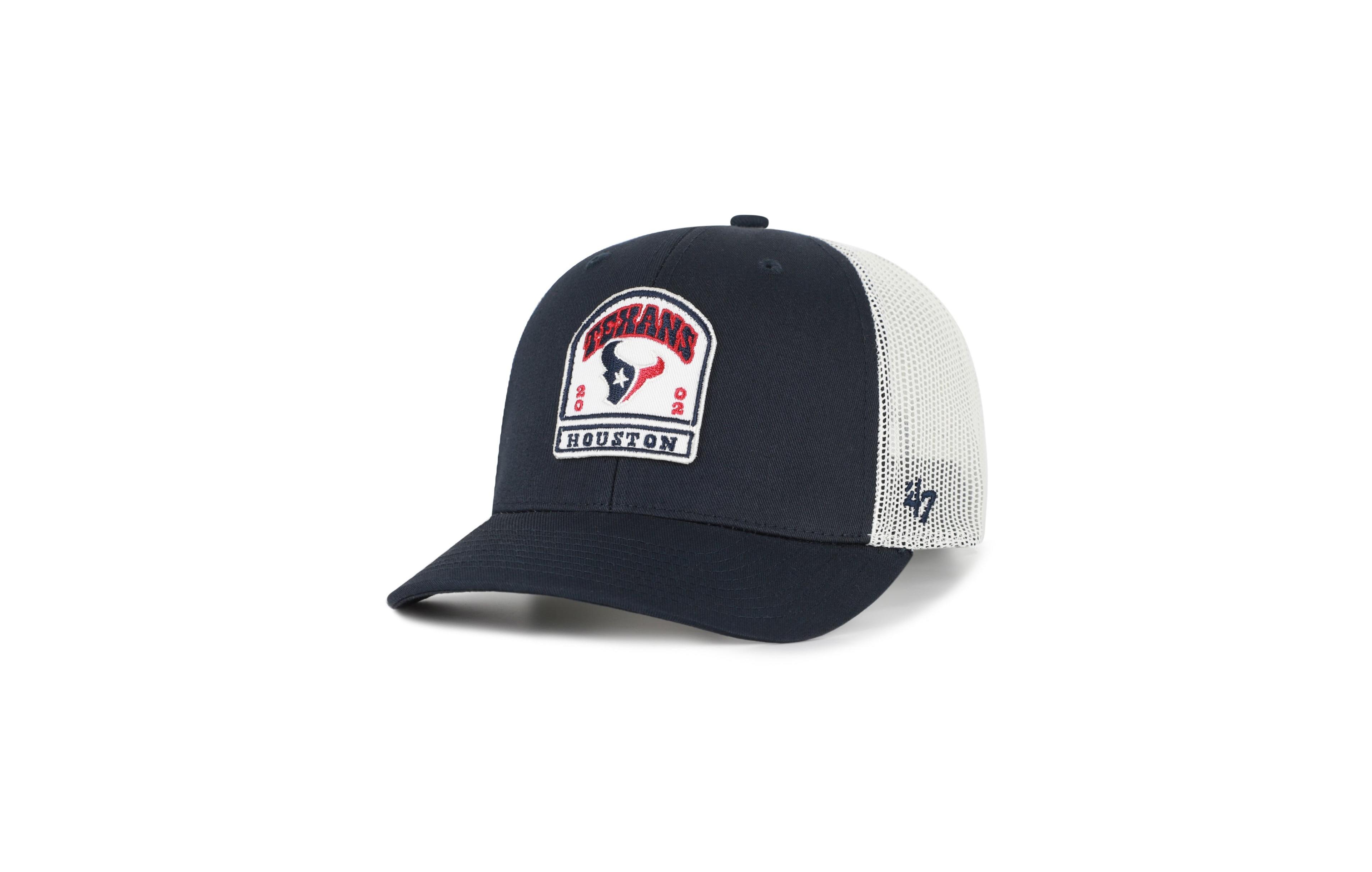 '47 Brand Men's Navy Houston Texans Headstone Trucker Adjustable Hat