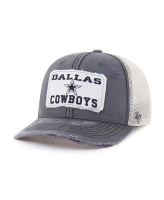 Men's '47 Charcoal Dallas Cowboys Well-Worn Egremont Adjustable Trucker Hat