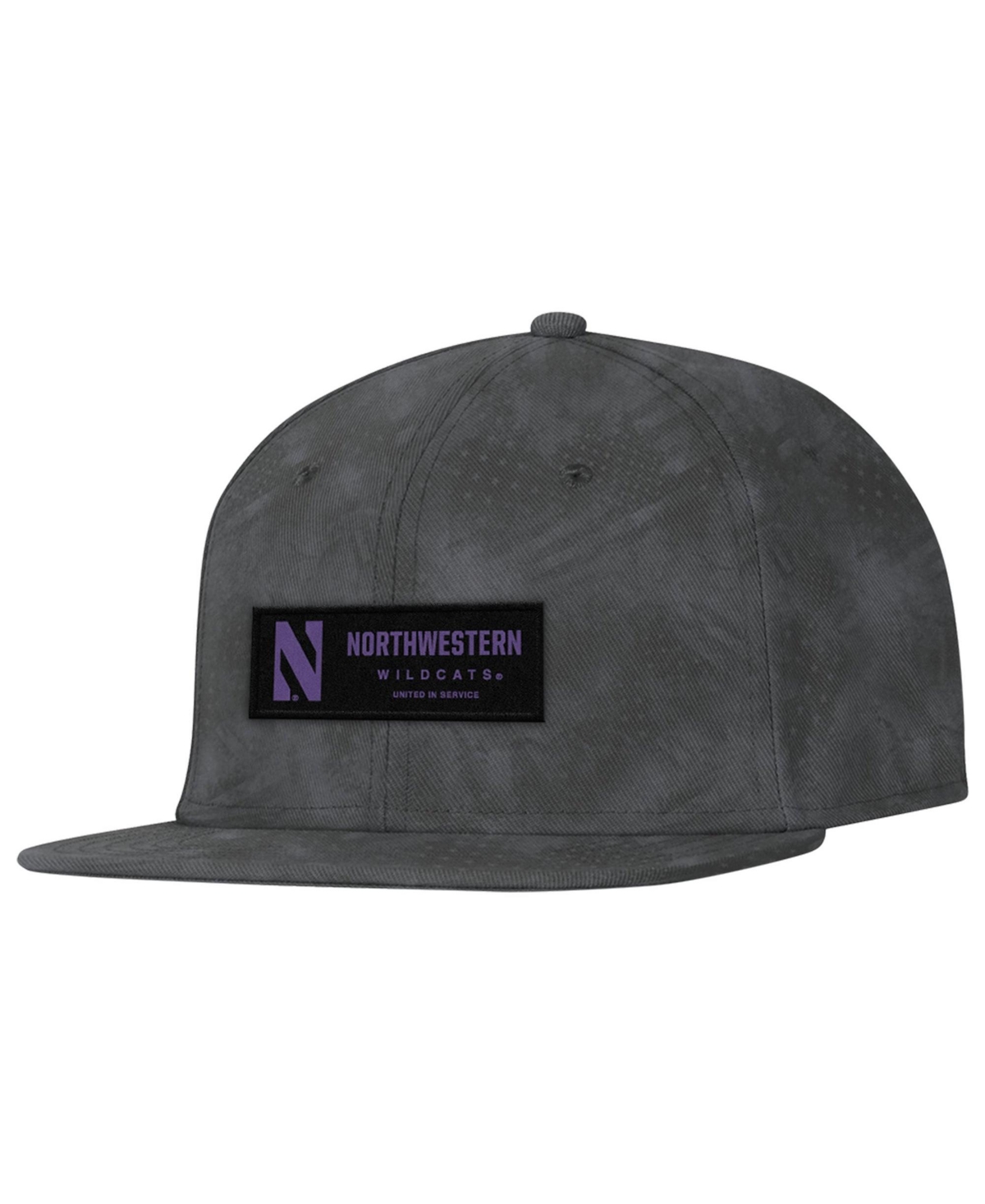 Under Armour Men's Charcoal Northwestern Wildcats Freedom Collection ArmourFuse Snapback Hat - Charcoal